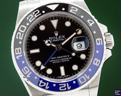 rolex 116710 blnr ceramic black & blue batman|rolex gmt 116710.